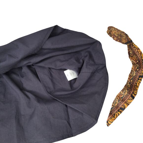 NWT A Loves A Little Girls Ruffle Mini Skirt Size Large Brown 100% Cotton - Picture 5 of 6